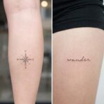 Tatuaż na nodze mały