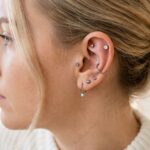 Estetyczne ujęcie profilu ucha